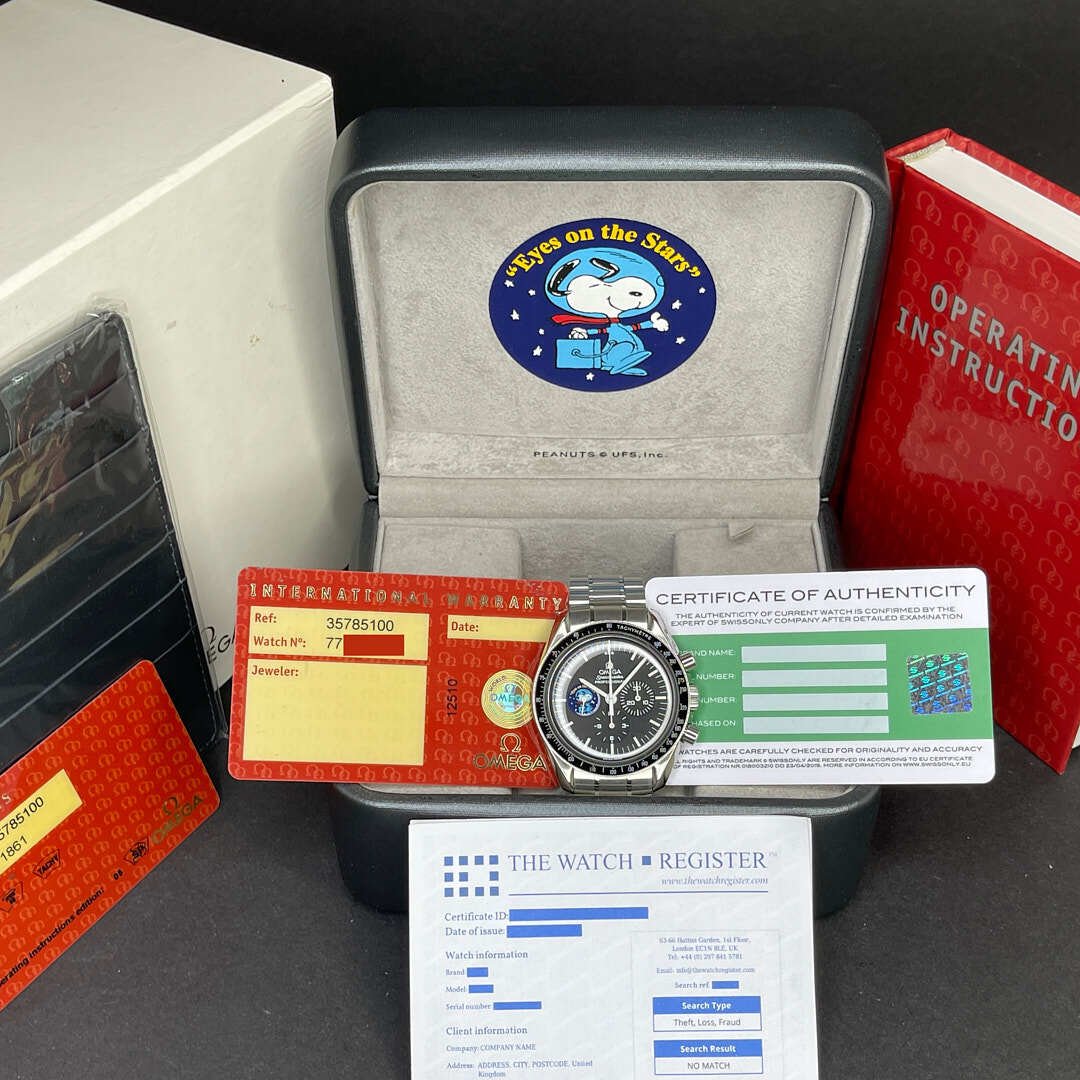 Omega - Speedmaster Professional Moonwatch "Snoopy" - 3578.51.00 - Unisex - 2000 - 2010